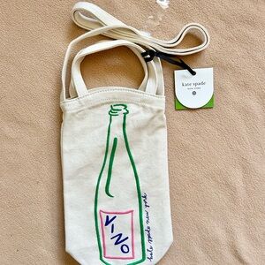 Kate Spade Target Wine Bottle Canvas Tote